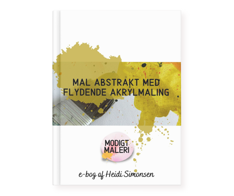 flydende abstrakt maling
